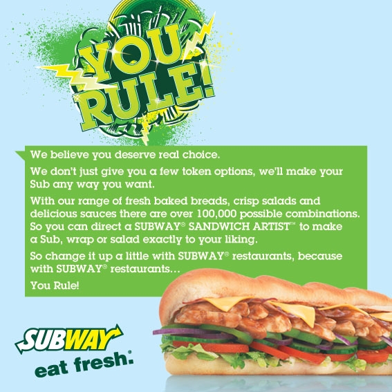 Subway You Rule